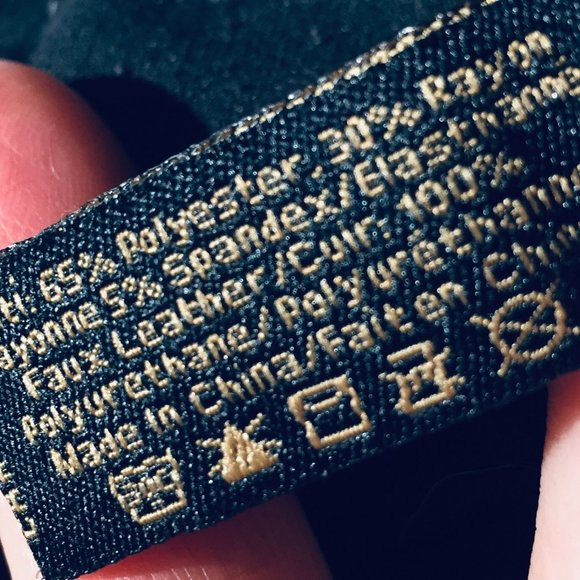 Faux Leather Black Pants (front) Petite - Picture 13 of 14